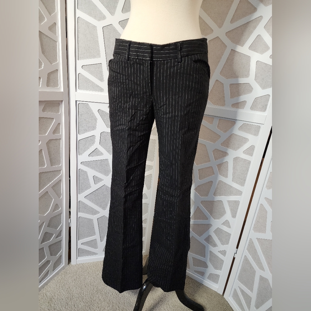 Express Chic Black Pinstripe Trousers Sz. 13 Juniors